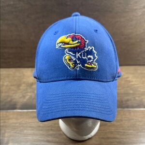 Nike Kansas Jayhawks Blue Cap with Embroidered Logo Fitted